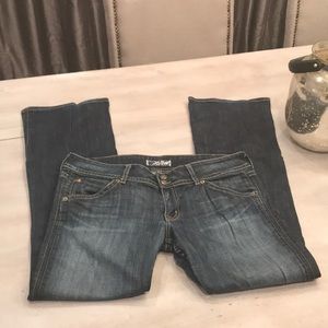 Hudson bootcut size 32 flap pocket